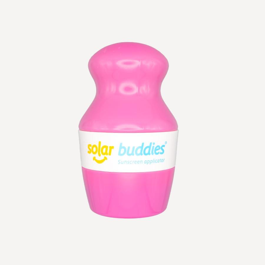 Solar Buddies Sunscreen Applicator - Single Full Pink - Refillable Roll on Sponge Sunscreen, Suncream & Lotion Applicator For Kids, Adults & Families - Holds 3.4fl oz, Perfect Size for Travel Solar Buddies Sunscreen Applicator - Single Full Pink - Refillable Roll on Sponge Sunscreen, Suncream & Lotion Applicator For Kids, Adults & Families - Holds 3.4fl oz, Perfect Size for Travel