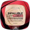 L'Oreal Paris Makeup Infallible Fresh Wear Foundation in a Powder, Up to 24H Wear, Waterproof, True Beige, 0.31 oz.