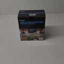 Facon 12V RV Cooling Fan with 2 Speed Switch, Dia: 8-3/ 4’’, Heavy Duty Black Metal Car Fan, for Auto Truck, RV, Camper, Trailer, Car, Buses and Boats