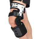 Orthomen OA Unloader Knee Brace with Anti-slip Strap, Adjustable Metal Medial & Lateral Valgus Support for Osteoarthritis, Arthritis Pain Relief, Bone on Bone for Men & Women, Left