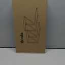 Honla Desktop Shelf,2 Tier Wood and Metal Desk Shelf for Top of Desk,2 Pack Small Desktop Shelves,Black