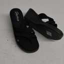 Skechers Women's Rumblers - Young At Heart Wedge Sandal (8.5, Black)
