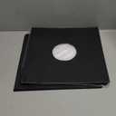 Oungy 30 Pack Vinyl Record Inner Sleeves, Anti-Static PO Lined Record Sleeves for 12 Inch LPs, Frosted Black 110g Heavyweight Paper Vinyl Protective Sleeves