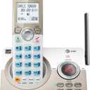 AT&T DL72119 DECT 6.0 Cordless Phone for Home with Bluetooth Connect to Cell, Call Blocking, 1.8" Backlit Screen, Big Buttons, intercom, and Unsurpassed Range, 1 Handset