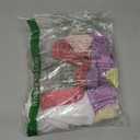 CozyWay Kids Socks With Grippers Non Slip Crew Grip Socks for Girls and Boys Soft Comfy Cotton Unisex - 12 Pack (7-9 Years, Pink & Purple)