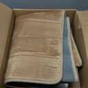 Buganda Memory Foam Bath Mat, 59" x 20", Ultra Soft and Non-Slip Bathroom Rugs, Water Absorbent and Machine Washable Bath Rug Runner for Bathroom, Shower, and Tub, Camel