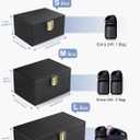 Samfolk Faraday Box with Faraday Bags for Car Keys, Car Key Signal Blocking Box, Keyless Entry Car Key Safe Protector Anti-Theft Shielding Cage