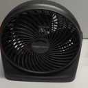 Amazon Basics Air Circulator Desk Fan for Bedroom, Home and Office, 90-Degree Tilt Head, 3 Speed Settings, Cooling, 35 Watts, Black, 11.1"W x 6.3"D x 10.9"H