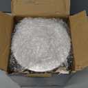 Estilo Mini Countertop Trash Can | Brushed Stainless Steel, Swing Top Lid Trash Bin, Silver 1.5 L / 0.40 Gallon | Kitchen Countertop, Bedroom, Bathroom, Home Office, Desktop, Table Top Trash Can