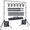 LINCO Lincostore Backdrop Stand Kit 10x7ft for Photography