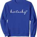 Kentucky Cute Heart Women Girls Sweatshirt Small