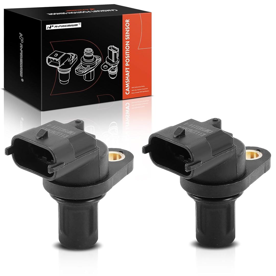 A-Premium Engine Camshaft Position Sensors Compatible with Mercedes-Benz C250 10-15 C300 08-12 C350 08-11 E350 E550 10-11 GLK350 GL450 GL550, 2pcs Set, Replace# 2729050043, 51377006AA