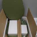 Small Modern Round Side Table with Storage, 2-Tier Side Tables Living Room, Sturdy Nightstand for Small Space - Living Room, Bedroom, Bathroom, Nursery (1PC, Green)