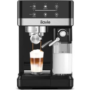 Espresso Machine with Detachable Milk reservoir, Cappuccino Latte Coffee Espresso Maker, 20 Bar High Pressure Super Automatic Espresso Coffee machine