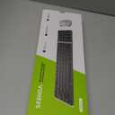 seenda Bluetooth Keyboard and Mouse Combo for Mac, SKM64-2 Rechargeable Slim Wireless Keyboard Mouse Compact, 3 Multi-Device Connection, Compatible for Mac, MacBook Pro/Air, iPad, Black Silver