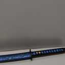 Hand-Forged Samurai Sword Carbon Steel Katana with Full Tang Structure, Traditional Style Practice Sword for Iaido Training, Collection & Home Display (Stand Excluded)