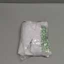 Women's Casual Pleated Dressy Business Work Shorts Elastic High Waisted Wide Leg with Pockets, M, White