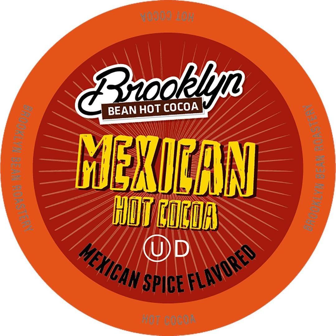 Brooklyn Beans Mexican Cocoa Hot Chocolate Pods,Compatible with K Cup Brewers Including 2.0, 40 Count