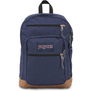 JanSport Cool Backpack, with 15-inch Laptop Sleeve - Large Computer Bag Rucksack with 2 Compartments, Ergonomic Straps, Navy | Computer Bag, Rucksack, 2 Compartments, Ergonomic Straps
