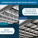 Meliusly SlatSure Queen Size Bunkie Board Heavy Duty Vertical Bed Slats & Foldable Wooden Support Board for Sagging Mattress or Platform Bed Frame, Box Spring Alternative and Replacement
