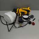 Paint Sprayer, 700W HVLP Spray Gun with Cleaning & Blowing Joints, 4 Nozzles and 3 Patterns, Easy to Clean, for Furniture, Cabinets, Fence, Walls, Door, Garden Chairs etc. VF803 (Yellow)