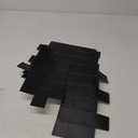 Matte Black Peel and Stick Wall Tiles for Kitchen, WalDecoo 10-Sheet Stick on Backsplash for Bathroom, Large Self-Adhesive Kitchen Backsplash12''12'' (Large Subway).