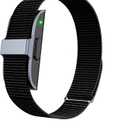 Smart Health Wristband, Screenless Smart Bracelet, Pedometer, Wearable Activity and Fitness Tracker, Free App, IP68 Waterproof (Black)