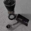 Primula Manual Adjustable Burr Coffee Grinder - Ceramic Mill & Brushed Stainless Steel Body - Whole Bean for French Press, Cold Brew, Espresso, Camping, And More