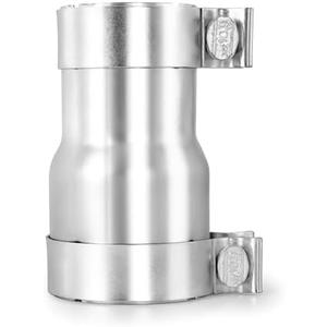 Peastorm 2.5 to 3 Inch Exhaust Adapter, 2.5" ID to 3" ID Exhaust Reducer Connector Pipe with Clamp