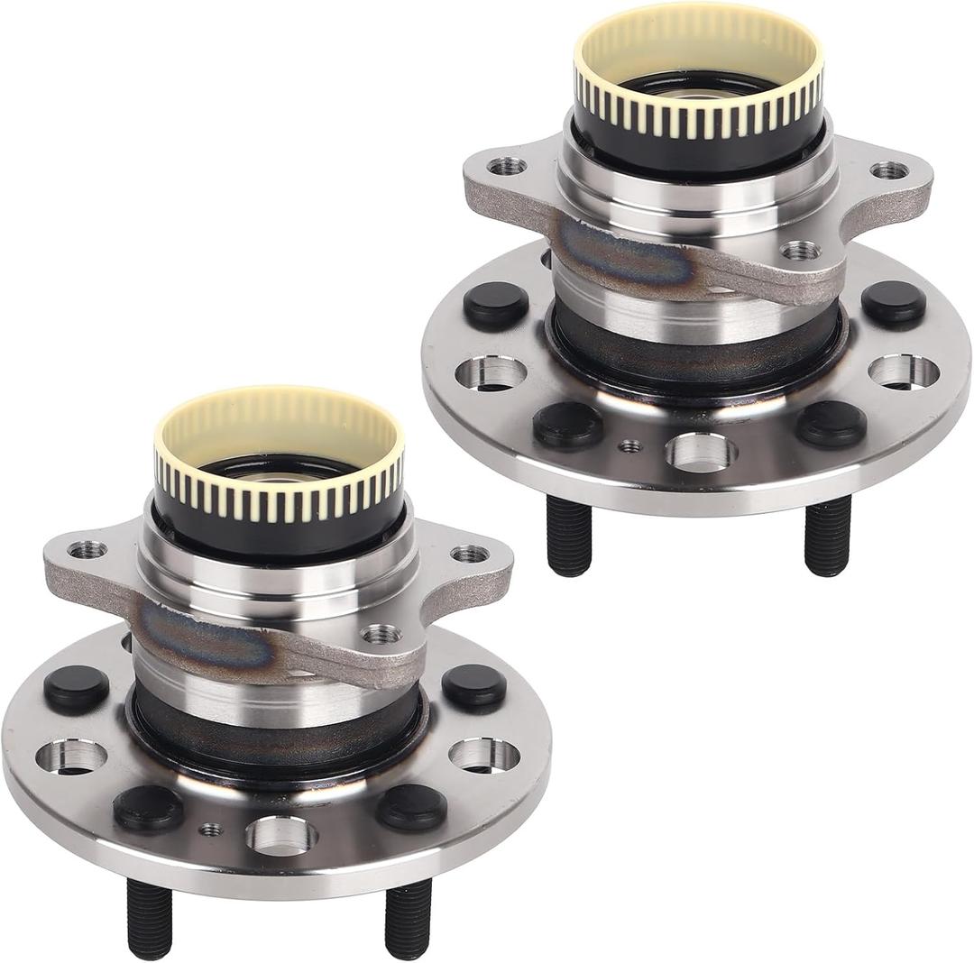 512437 Set of 2 Rear Wheel Bearing Hub Assembly Fit for 2011-2017 Hyundai Azera, 2010-2014 Sonata, 2010-2015 Tucson, 2014-2016 Kia Cadenza, 2011-2015 Optima, 2008-2012 Rondo, 2011-2016 Sportage