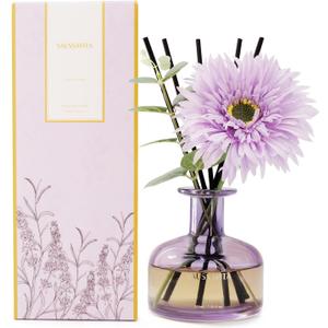 Reed Diffusers Set Lavender Scent, 7.10 oz Diffusers for Home with 7 Diffuser Sticks, Reed Diffuser for 120 Days, Perfect for Bathroom, Shelf Decor, Air Fresheners