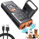 BarkGuard Pro 2025, Anti Barking Device for Dogs, Dog Bark Deterrent Device with LED Flashlight and HD Display, Double Head High Power Dog Behavior Correction Device, Stops Barking in Seconds
