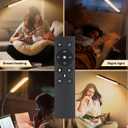 LED Floor Lamp,15 W 1500 LM Super Bright Reading Lamp with Remote and Touch Control Floor Light, 3 Colors and Stepless Brightness Work Lamp for Living Room Bedroom Reading