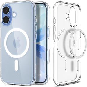 Spigen for iPhone 17 Case, Ultra Hybrid MagFit [TPU Covered Camera Control] [Anti-Yellowing] [Compatible with Magsafe] - Frost White