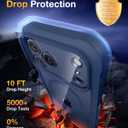 Diaclara Magnetic Designed for iPhone 17 Pro Case Full Body Bumper,[Compatible with MagSafe] Military Drop Proof Cover with Built-in Touch Sensitive Anti-Scratch Screen Protector,Deep Blue