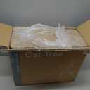 Sweetcrispy 44 Inch Cat Tree Tower, Cat Climbing Tower with Natural Sisal Scratching Posts, Hammock, Pet Condo for Indoor Cats and Kittens Play, Beige