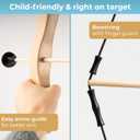 BOWRILLA® Kids Bow and Arrow Set with Suction Cup Arrows & Target – Archery Set for Kids Indoor & Outdoor – Bow and Arrow for Kids Ages 4-12