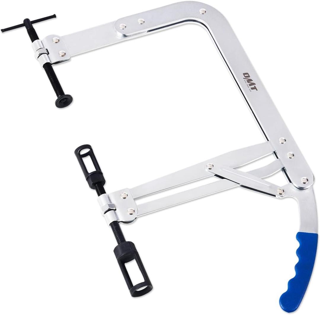 Orion Motor Tech Universal Valve Spring Compressor Tool, Valve Spring Removal Tool & Adjustment Tool with 1" & 1-3/16" Adapters, Direct Action Valve Spring Compression Tool for Cars Trucks and More