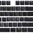 Full Set of Keyboard 109 Keycaps Replacement for Logitech G915 G913 G815 G813 TKL RGB Gaming Mechanical Keyboard Black