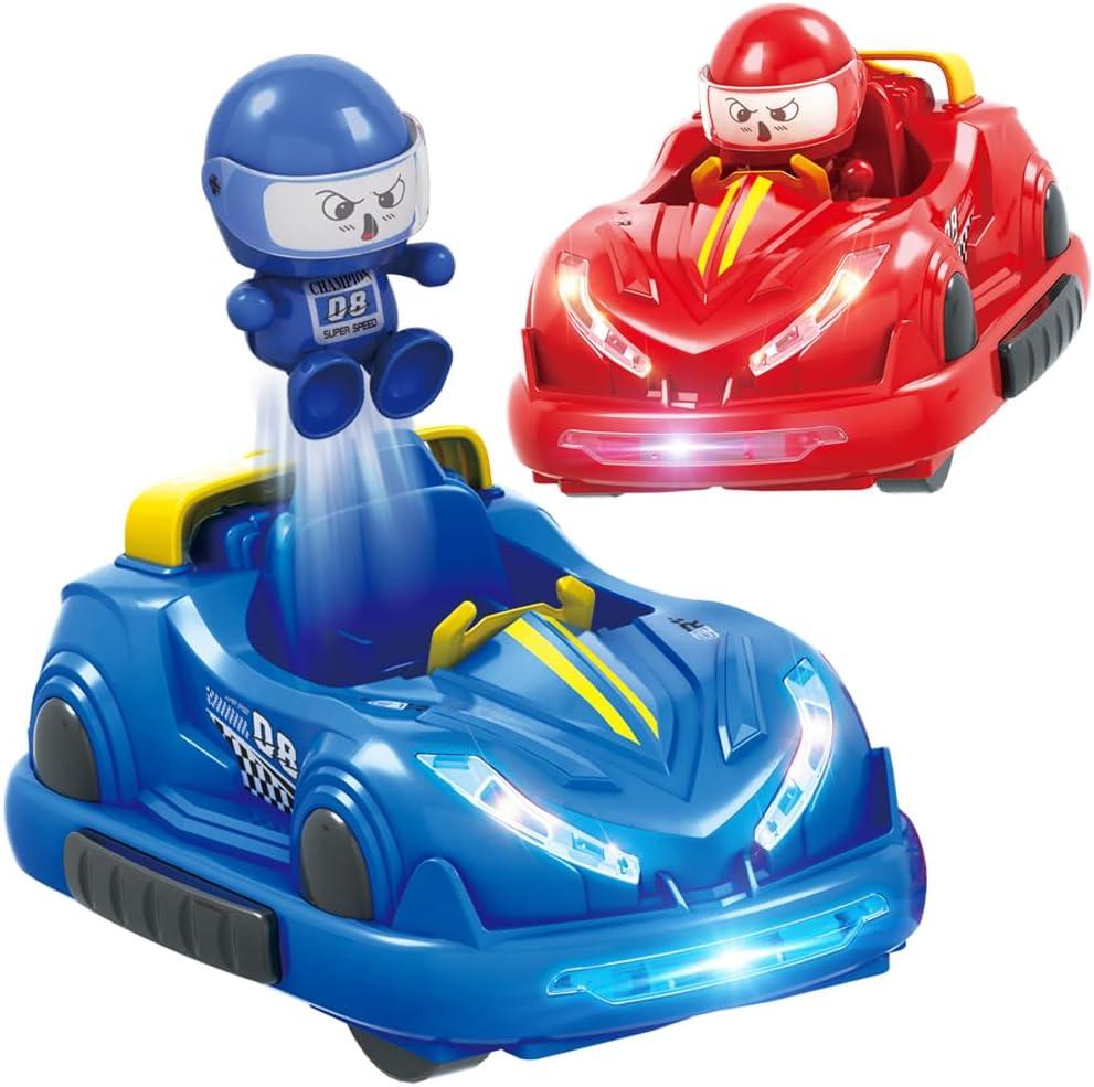2 Pack Bumper Cars Remote Control Cars Toys