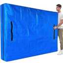 Mattress Bags for Moving, BETU Mattress Protector Waterproof Mattress Cover Queen Size Storage Bags with 8 Heavy-Duty Handles and Zipper for Bed Extra Thick Large Reusable (82"x62"x15" Blue)