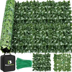 BDUSXYZ Artificial Ivy Privacy Fence Screen 40x120in Privacy Hedges Wall Faux UV-Anti Panel for Indoor Outdoor Garden Balcony Decor