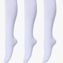 Leotruny 2 Pairs Women's Cotton Opaque Knee High Socks