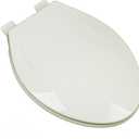 2F1E6-02 Slow Close Plastic Elongated Top Mount Toilet Seat with Adjustable Release and Clean Hinge