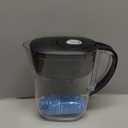 Brita Small 6 Cup Water Filter Pitcher, 1 BritaPlus Filter, Metro, Black 