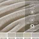 Madison Park 800GSM 100% Cotton Bathroom Bath Towel Set of 8, Natural, 8 Piece Towel Set