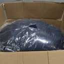 Oversized King Duvet Cover Set | 100% Breathable Egyptian Cotton | Comforter Cover with Zipper Closure & Corner Ties | 600 Thread Count | Super Soft 3 Pieces Bedding Set (Navy Blue)