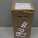 Unicozin Table Lamp,3 CCT 3000K/4500K/6500K & RGB Color Changing,Stepless Dimmable Touch Control Bedside Lamp for Reading,Ambience Nightstand Light for Home Decor Party,White Shade (14.5in)