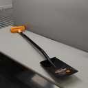 Fiskars 46" Spade Garden Shovel, Steel Flat Spade with Ergonomic D-Handle, Sharp Blade Square Shovel for Lawn Edging, Digging, Heavy Duty Yard Tool, Easy Cuts in Grass and Turf