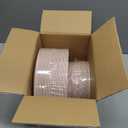 PULOTE 100PCS Pink Plastic Plates - Heavy Duty Pink and Gold Disposable for Party, Wedding, Mother's Day Include 50 Each (Dinner & Dessert) Plates
